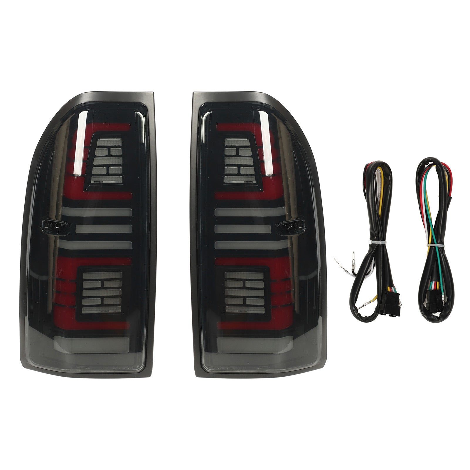 1Pair Tail Lights Sturdy High Brightness Stylish IP67 Weatherproof Brake Lamps Replacement for Toyota Land Cruiser Prado LC90 LC95