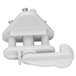 2 Set Pontoon Boat Gate Latch Square Frame Pontoon Boat Replacement Door Latches for 1 to 1.25in Left Right Hinged Door