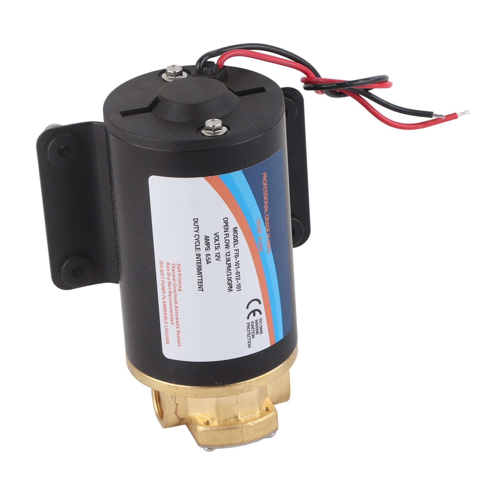 Electric Oil Pump Gear Mini SelfPriming Oil Change Extractor Accessories 12.0L/min 3meter Lift(F70‑101‑012‑101(12V) ) F70‑101‑012‑101(12V)