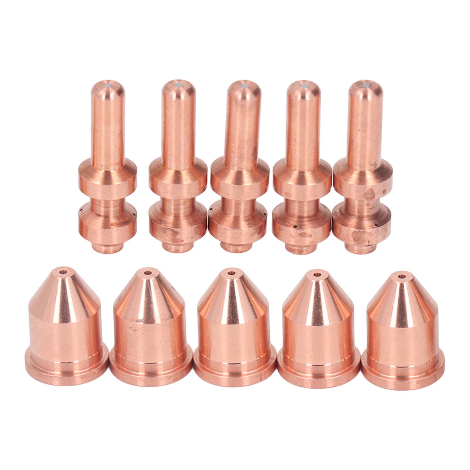 10 Pcs Electrode Tip Kit 256026 249929 XT60 Plasma Torch Consumables for Miller Spectrum 875 Auto Line Cutter