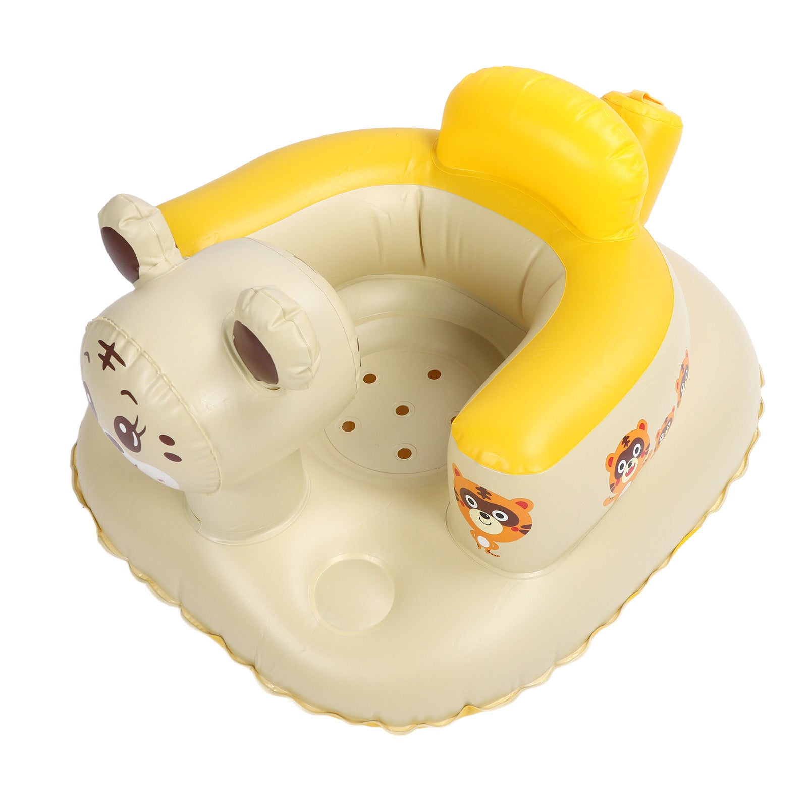 Baby Inflatable Seat Folding Toddler Seat Bath Chair Aerated Baby Seat Chair for Pool Bathtub