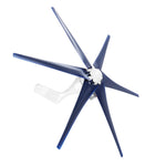 Windmill Turbines Generator Small 6 Blade Wind Industrial Machinery Equipment 800WBlue 12V