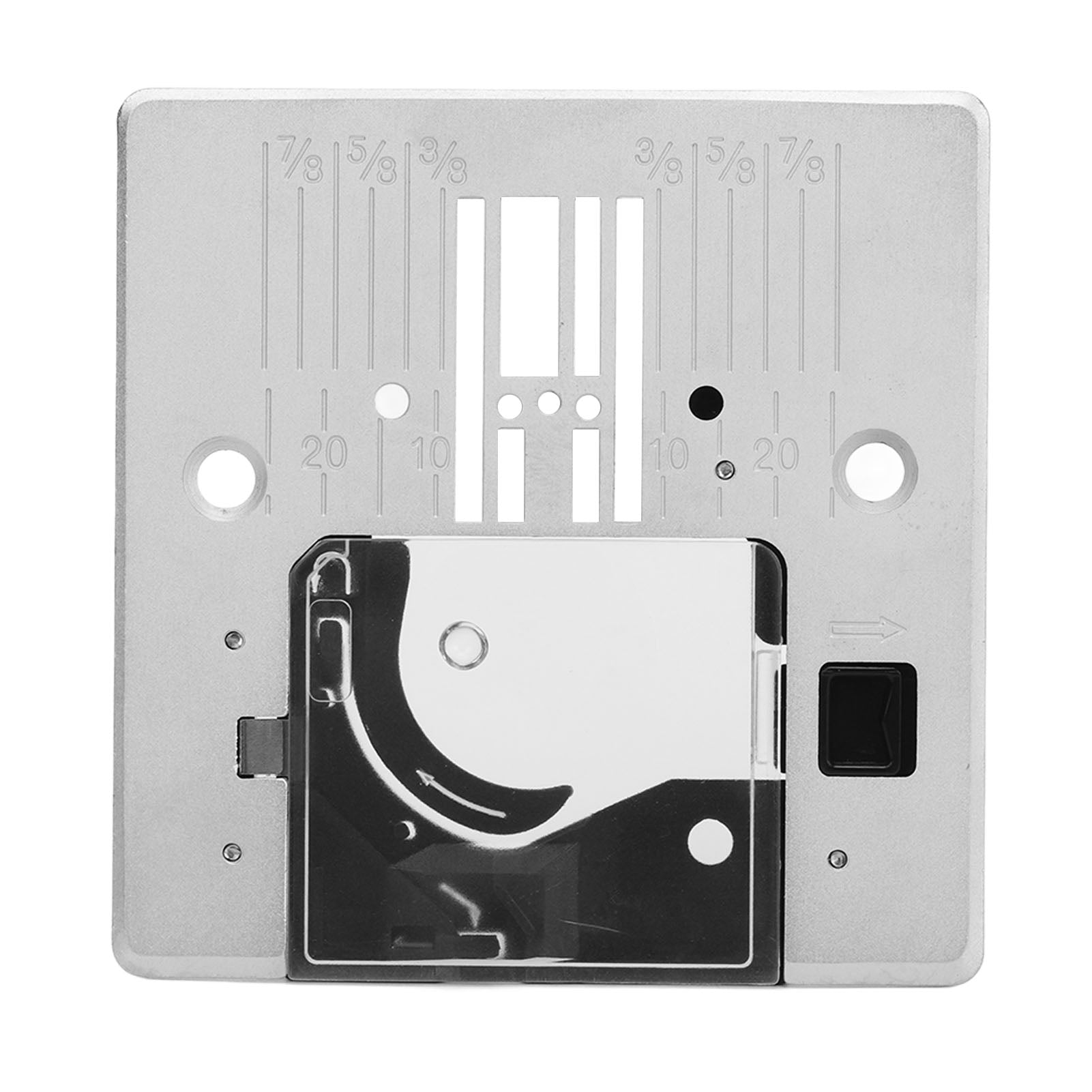 Straight Stitch Needle Plate Professional Replacement Steel Fine Machined Needle Plate for Singer C5980Q 9100 Sewing Machine