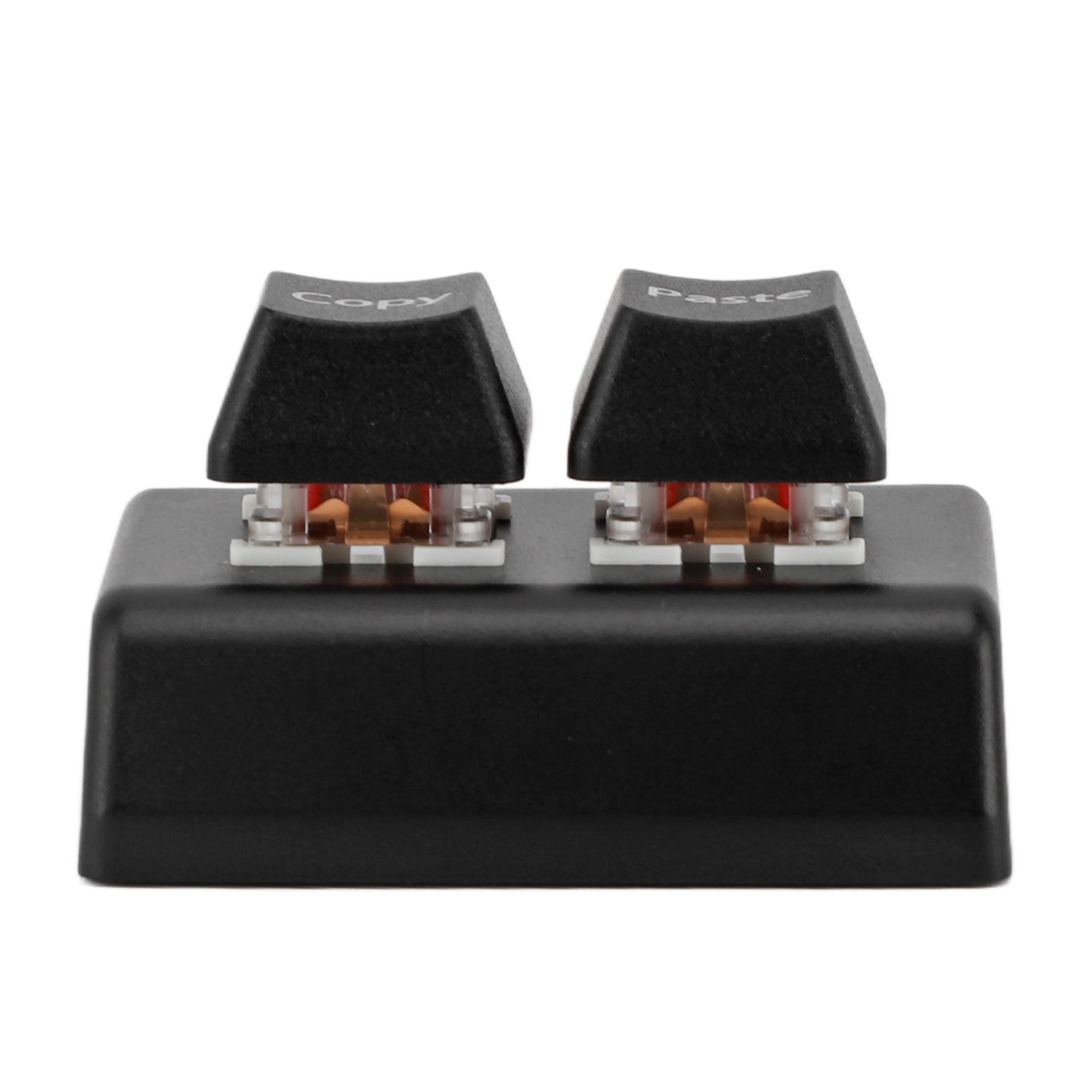 Programmable Keypad 2 Keys Copy Paste Red Switch USB C Connection Mini Mechanical Keypad for Gaming Office Media