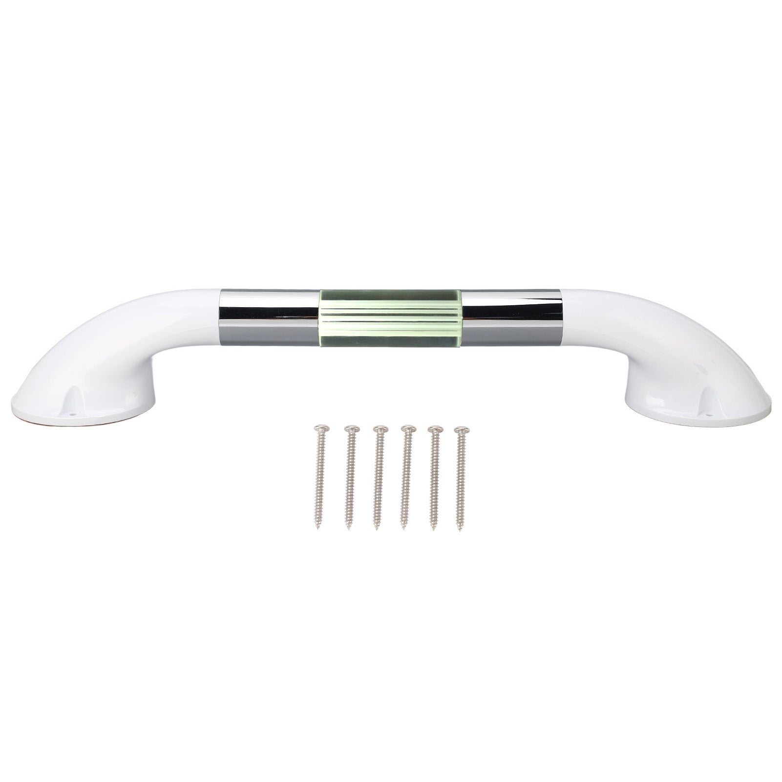 Boat Handrail Durable Waterproof LED Multifunctional Grab Bar Handle for Yacht Marine RV 12V White 0.2W