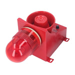 Industrial Siren Alarm 40W 130dB High Decibel Strong Brightness IP65 Waterproof LED Strobe Horn Alarm DC24V