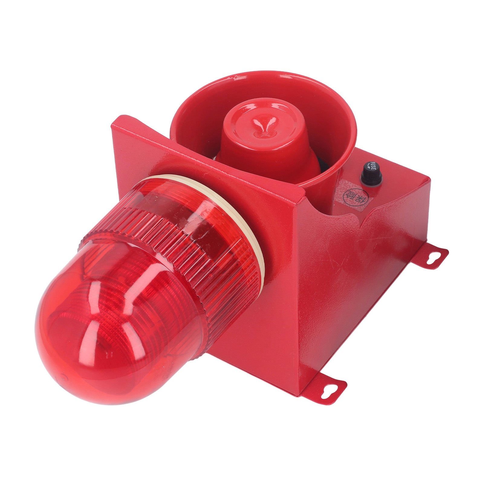 Industrial Siren Alarm 40W 130dB High Decibel Strong Brightness IP65 Waterproof LED Strobe Horn Alarm DC24V