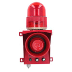 Industrial Siren Alarm 40W 130dB High Decibel Strong Brightness IP65 Waterproof LED Strobe Horn Alarm DC24V