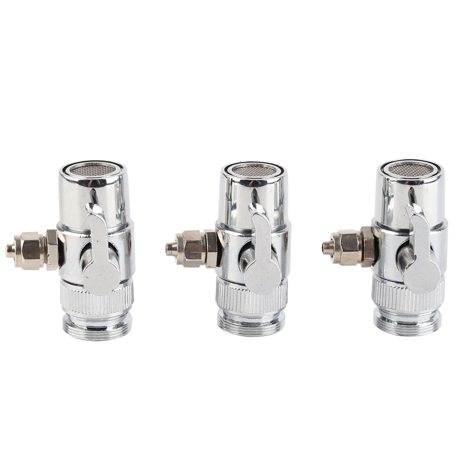 3pcs G1/4 Sink Faucet Diverter Valve High Temperature Resistance Universal Faucet Diverter Sink Faucet Adapter