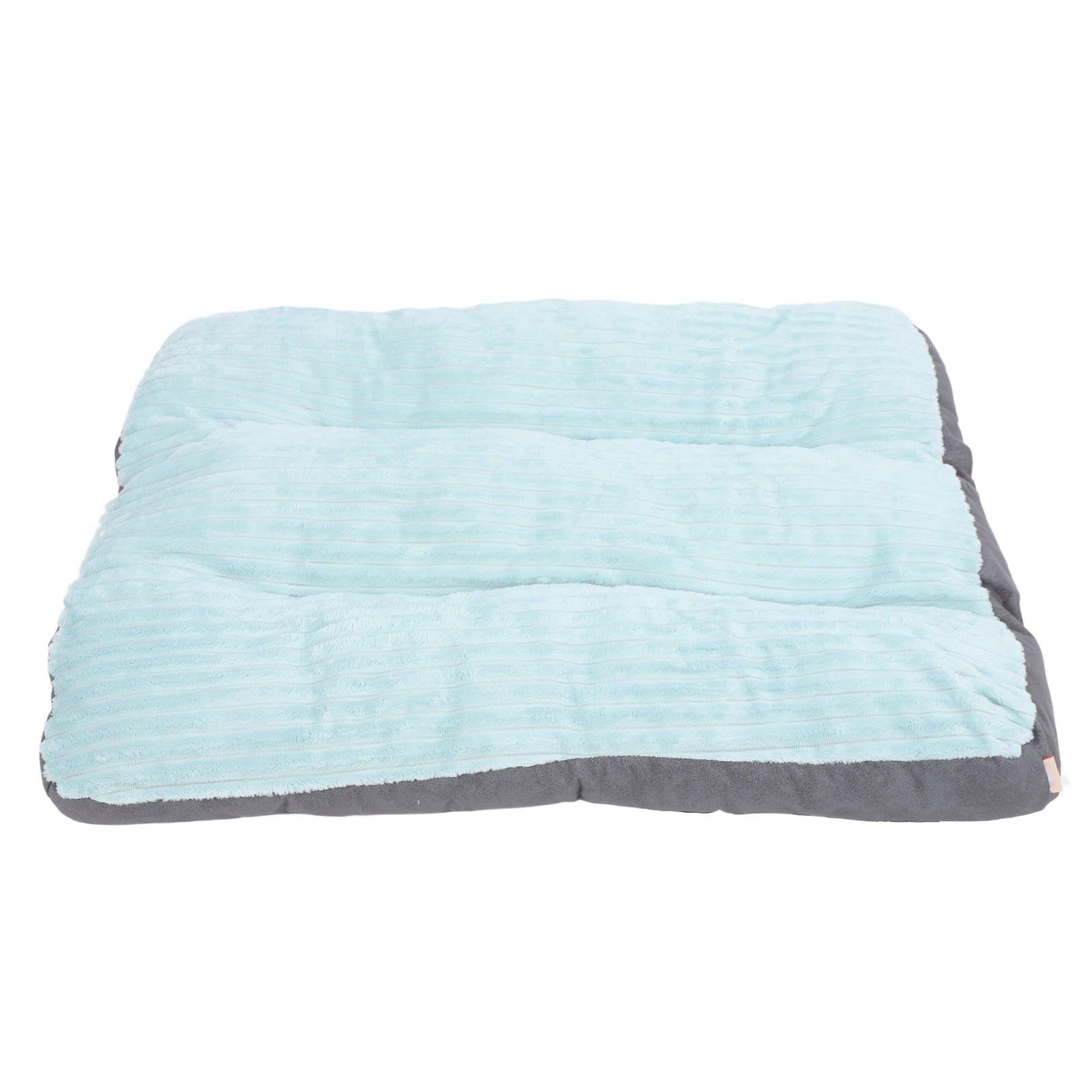 Dog Bed Pad Soft Comfortable Thickened Enlarged Prevent Slip Washable Dog Bed Crate Pad Bed Mat for Pet Dog Cat Blue