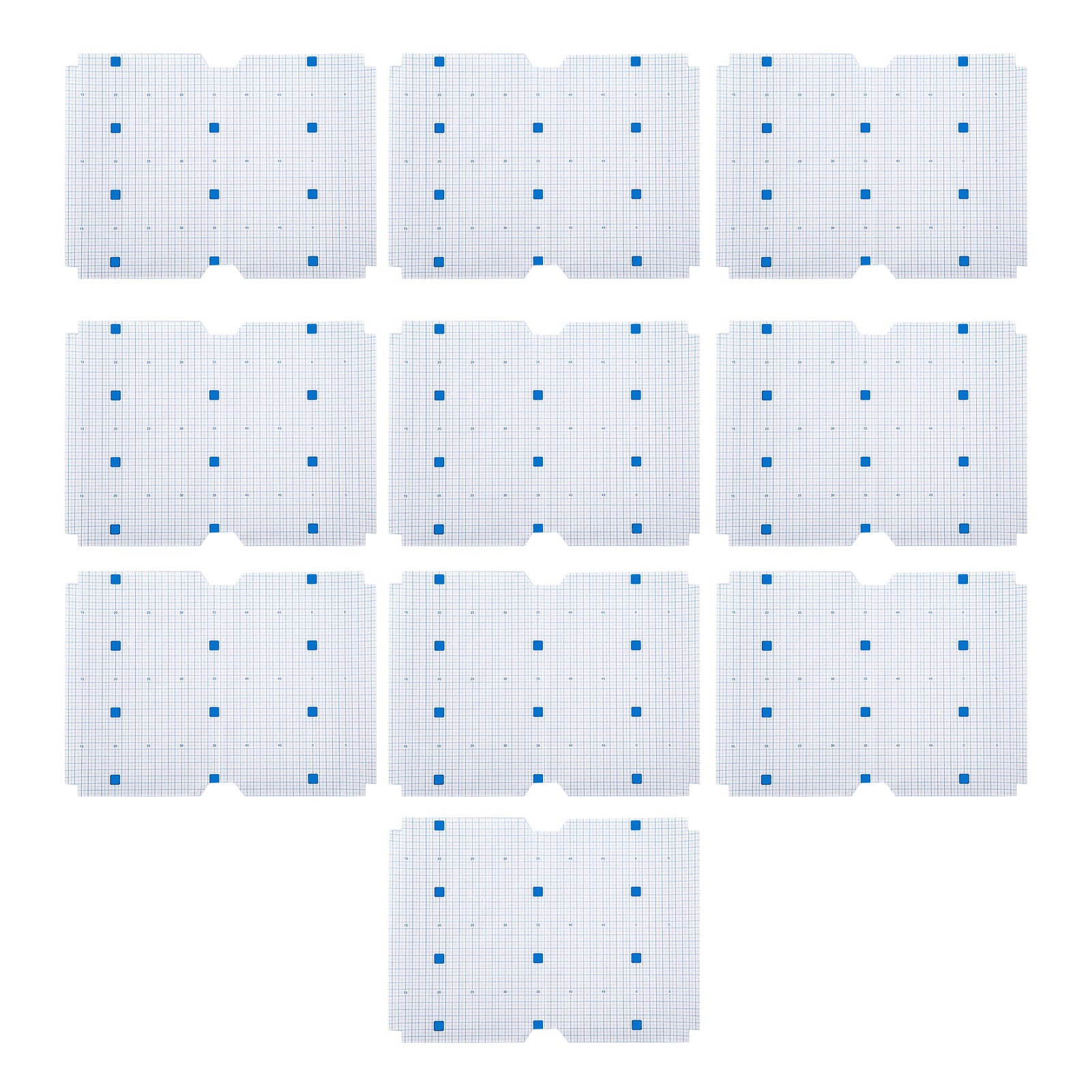 10 Pcs Transparent Book Cover CPP Self Adhesive Clear Exercise Book Protective Covering for Students