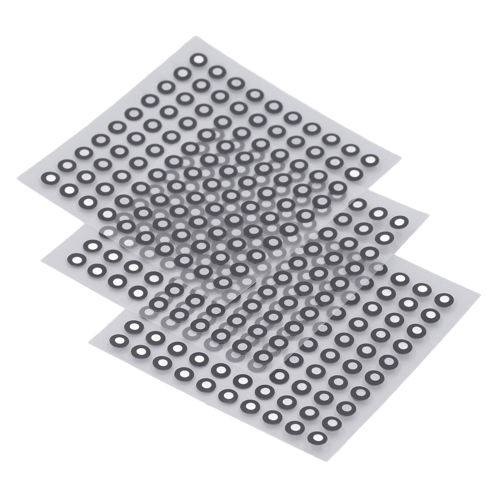 3 Sheets Scanner Positioning Points 3D Scanning Reflective Film Sticker Reference Marking Point 3mm ID 6mm OD