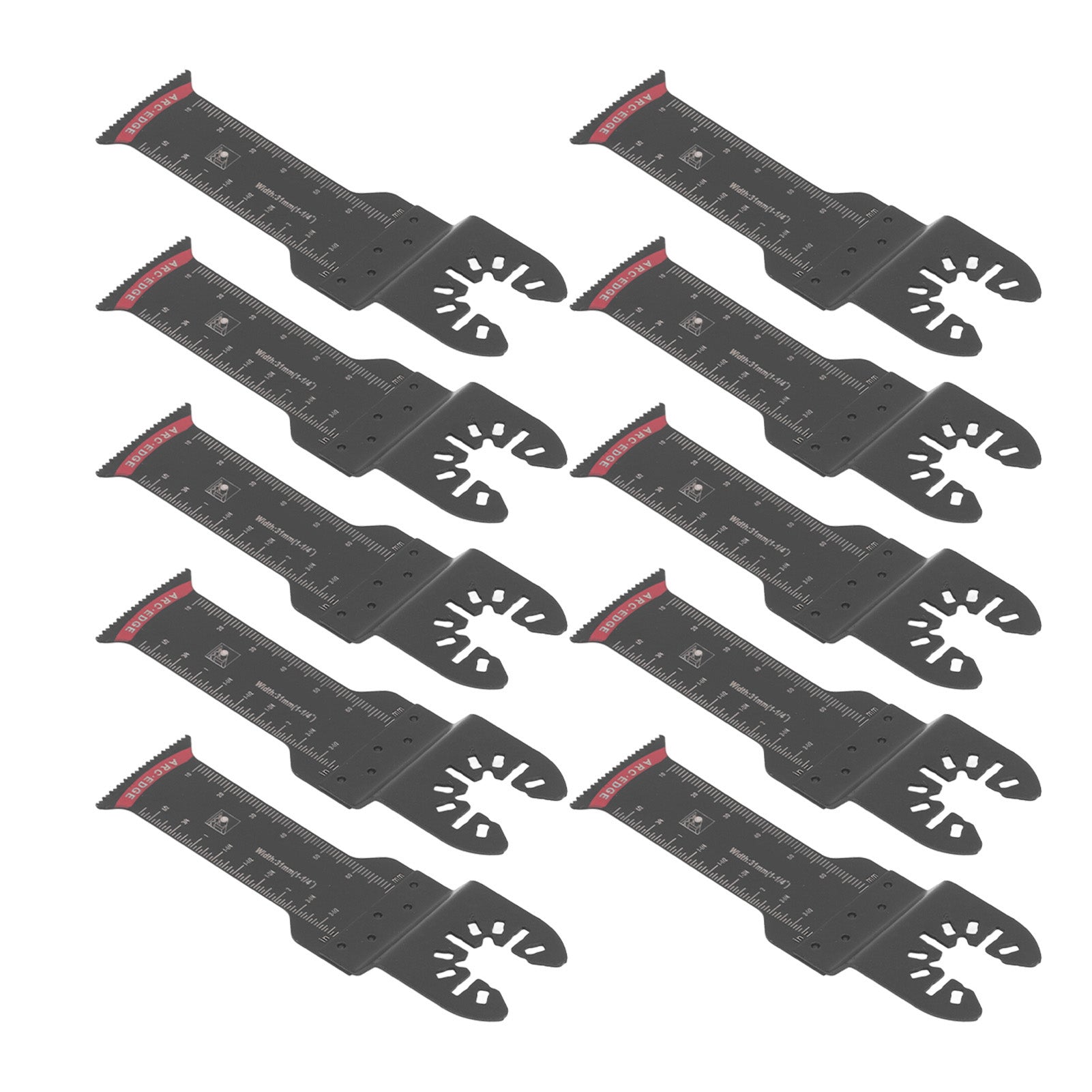 10Pcs Oscillating Saw Blades Metal Wood Plastic Cutting Universal Tool 1.25in 31mm