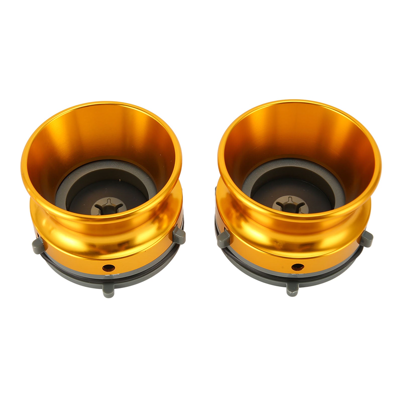 1/4 10 Inch Opener Polished Aluminum Alloy Universal Loading Device NAB Hub Adapter for Studer ReVox for Akai for Teac 2pcs Gold