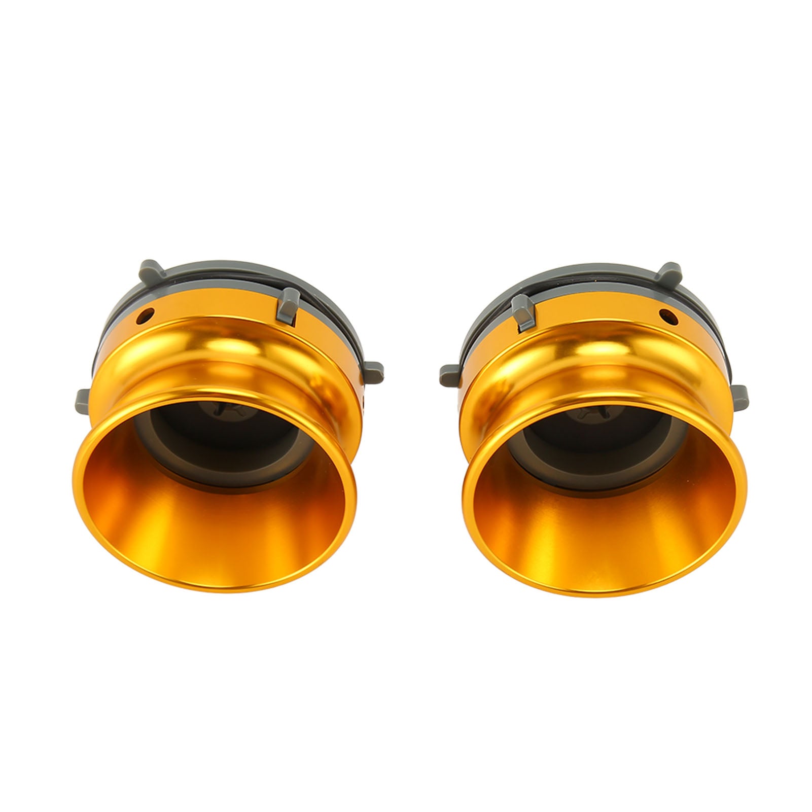 1/4 10 Inch Opener Polished Aluminum Alloy Universal Loading Device NAB Hub Adapter for Studer ReVox for Akai for Teac 2pcs Gold