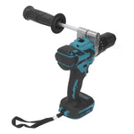 Cordless Impact Drill Lithium Electric Hammer Drill Brushless Power Tool 13mm 1/2in Chuck 400 In‑lbs Torsion