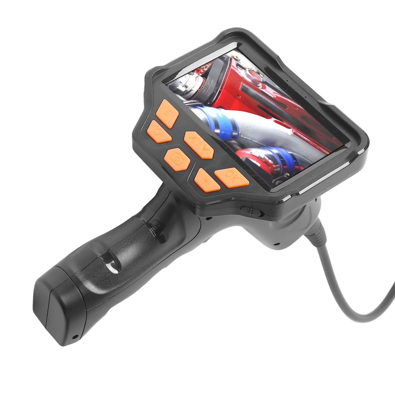 Endoscope Camera 4.5in IPS Screen IP68 Waterproof Pipe Inspection Endoscope Camera