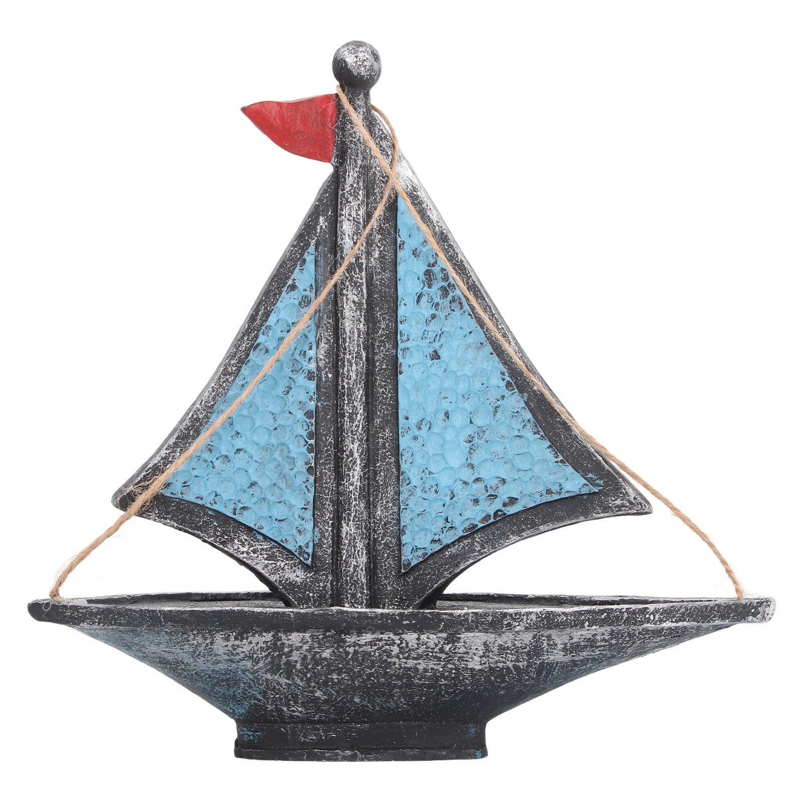 Vintage Sailing Ship Decoration Ornament European Style Sailboat Model Decor Nostalgic Decoration for Home Living Room Wine Cabinet Shop Desktop