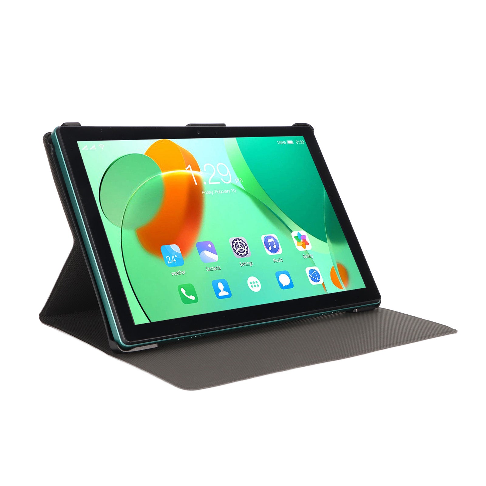 10.1 Inch Tablet Multifunction Octa CPU 8GB RAM 256GB ROM 5G WIFI 4G Network Tablet PC for Android 12.0 100‑240V Green US Plug