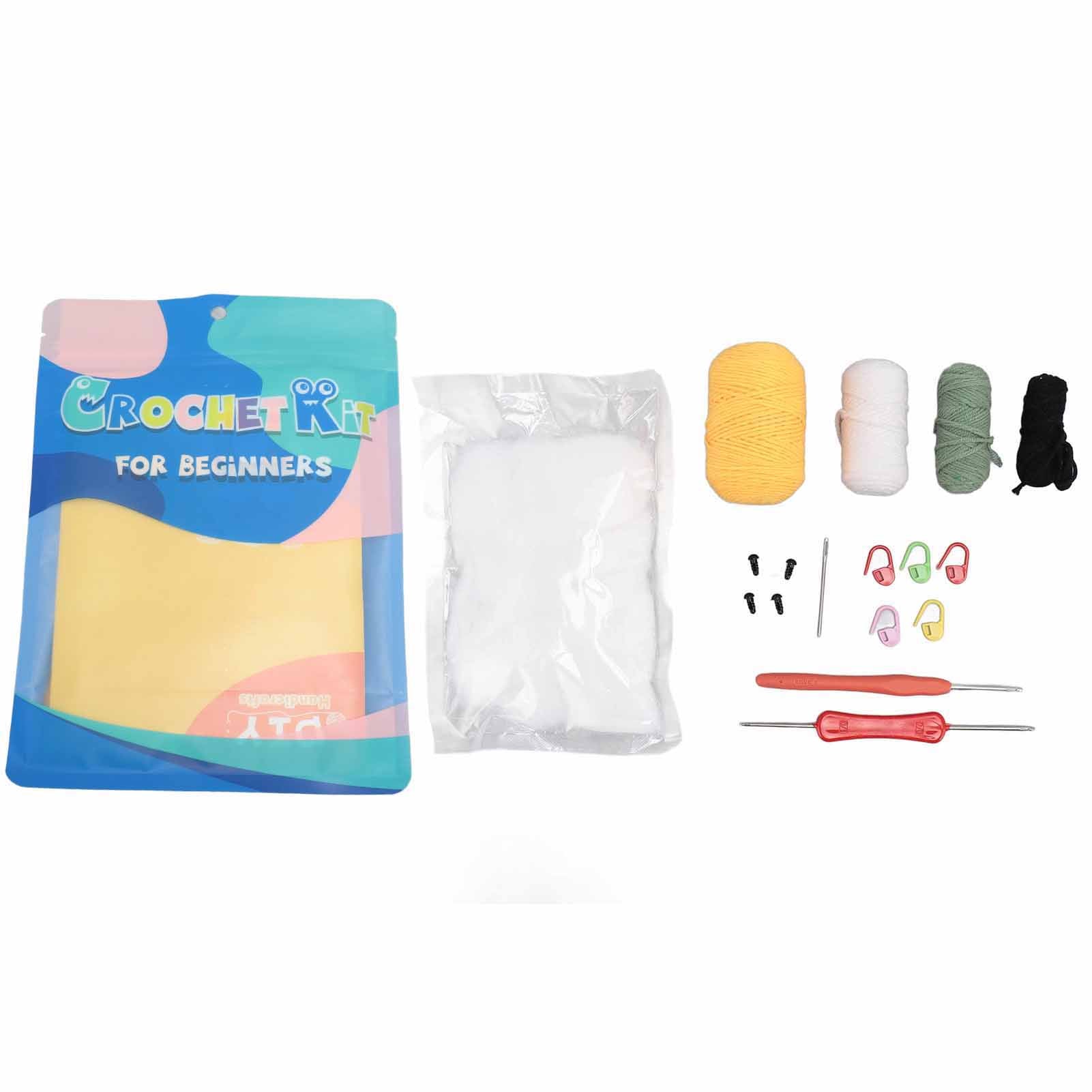 Crochet Dog Starter Kit Cute DIY Hand Crafted Learn to Crochet Animal Starter Kit Crochet Kit for Beginners