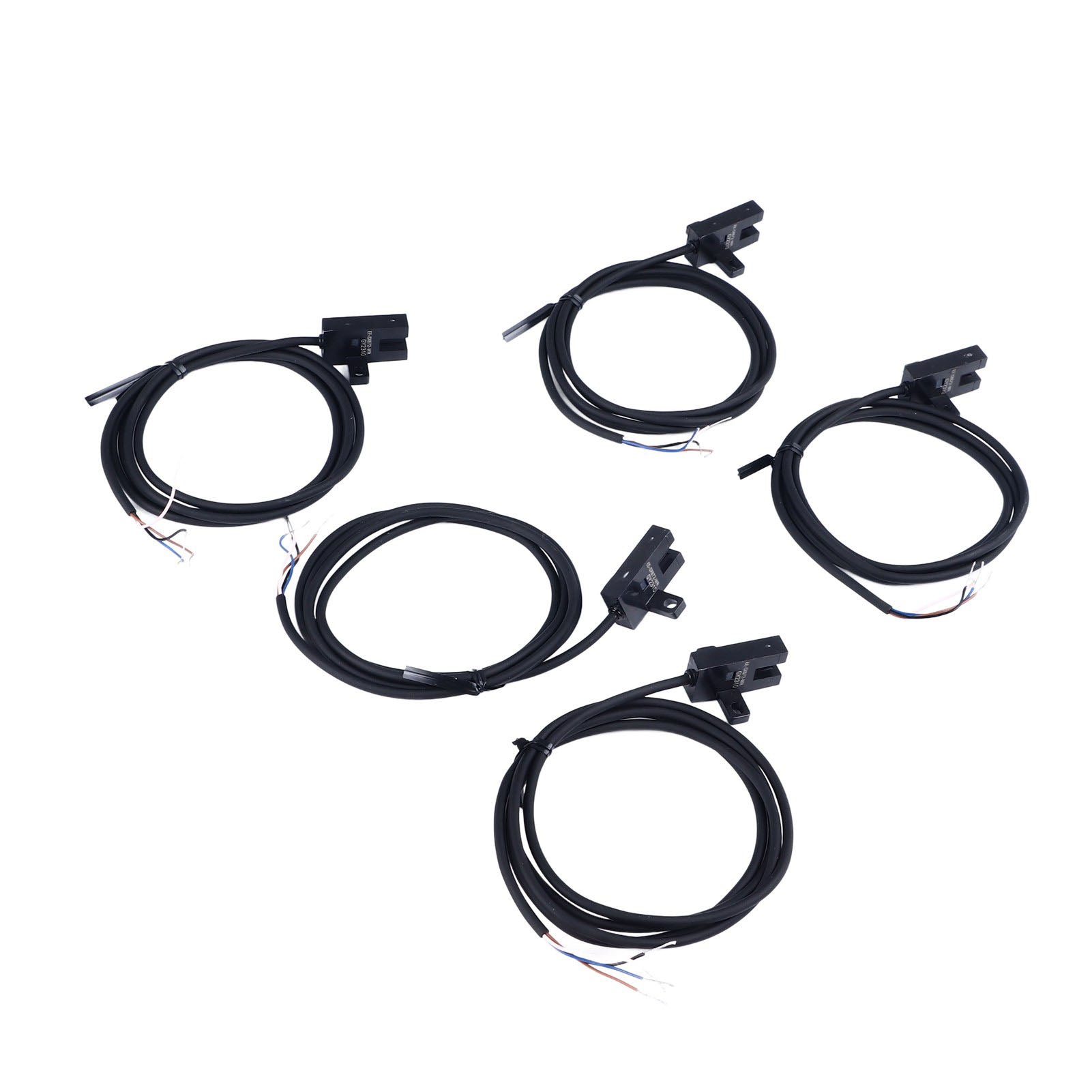 5Pcs Photoelectric Switch U Groove Shape Beam Sensor Limit NO NC NPN with 1meter Wire DC5‑24V