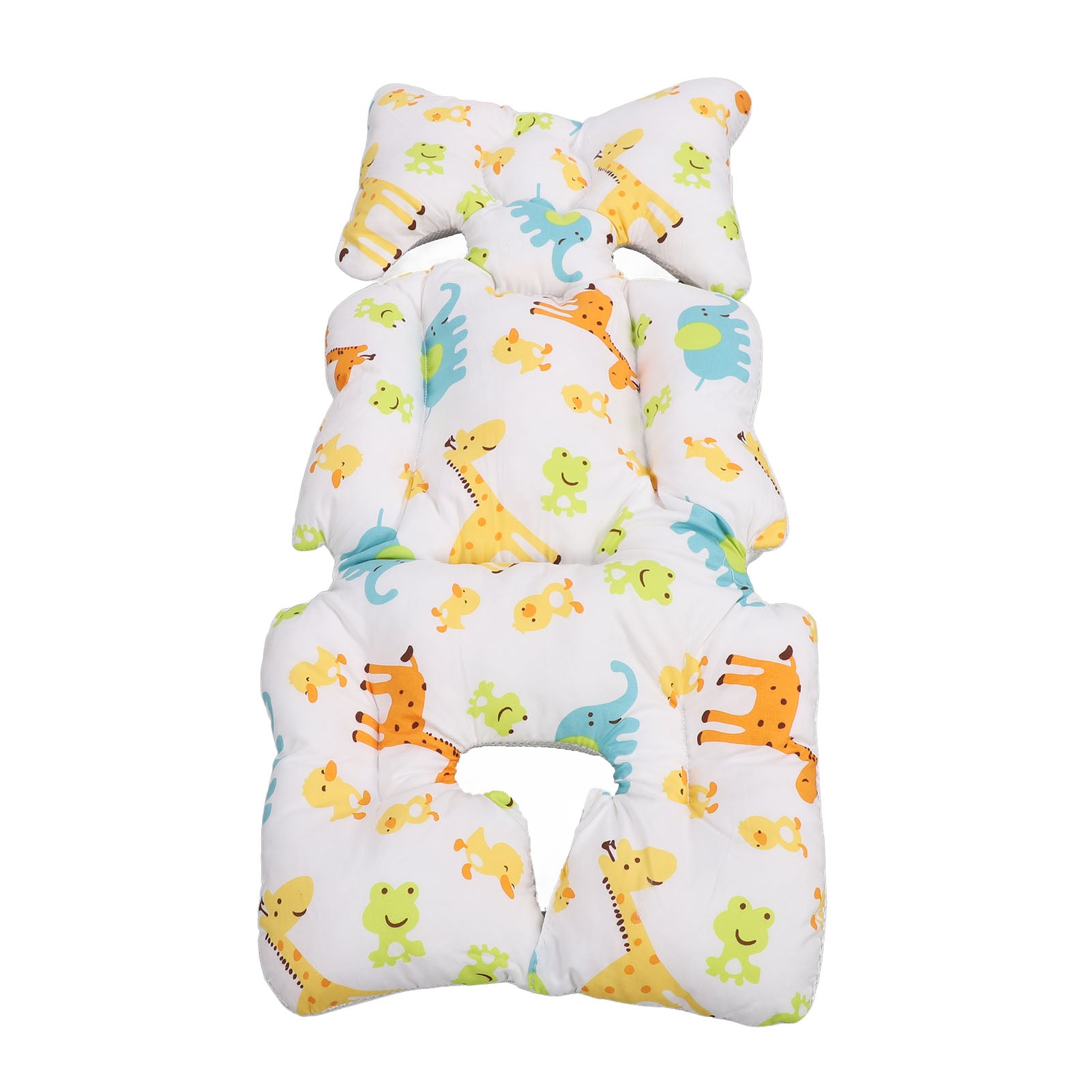 Baby Support Cushion Warm Soft Easy to Clean Infant Toddler Seat Insert Cushion for Baby Carriage Electric Bike Deer