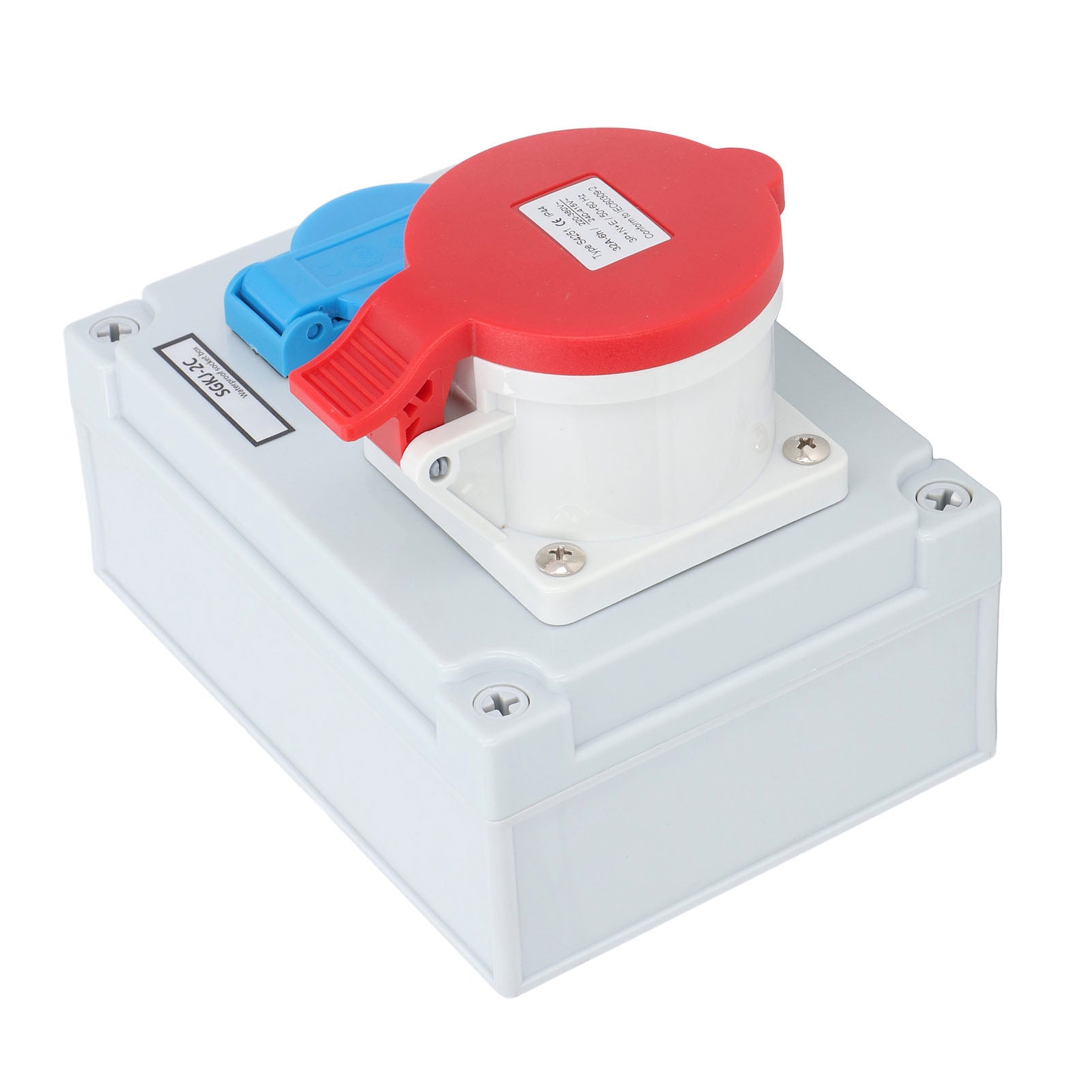 CEE Wall Socket IP44 Waterproof AC 250V 16A European Style and 32A 5 Pin CEE Combination Socket AC 220‑380V 240‑415V