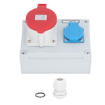 CEE Wall Socket IP44 Waterproof AC 250V 16A European Style and 32A 5 Pin CEE Combination Socket AC 220‑380V 240‑415V