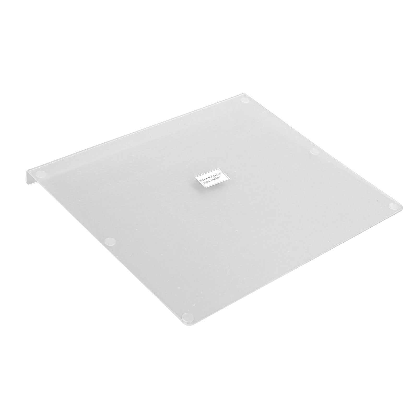 Acrylic Cutting Board Transparent Cooking Chopping Board Non Slip Clear Kitchen Cutting Board for Fruit Vegetable 450x350mm / 17.7x13.8in (Include Bending 30mm)