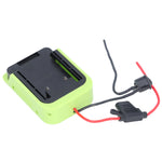 Battery Dock Power Connector 40V 30A Electric Tool Battery Adapter with Fuse Wire Terminals and 14AWG Wire for RC Car