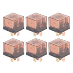 10 Pcs Waterproof Automotive Relay 80A 5 Pin SPDT Universal Car Relay Switch DC12V Without Indicator