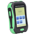 OTDR Fiber Optic Tester AUA 18A FC LC Adapter 3.5in Touchscreen Optical Time Domain Reflectometer 100‑240V EU Plug