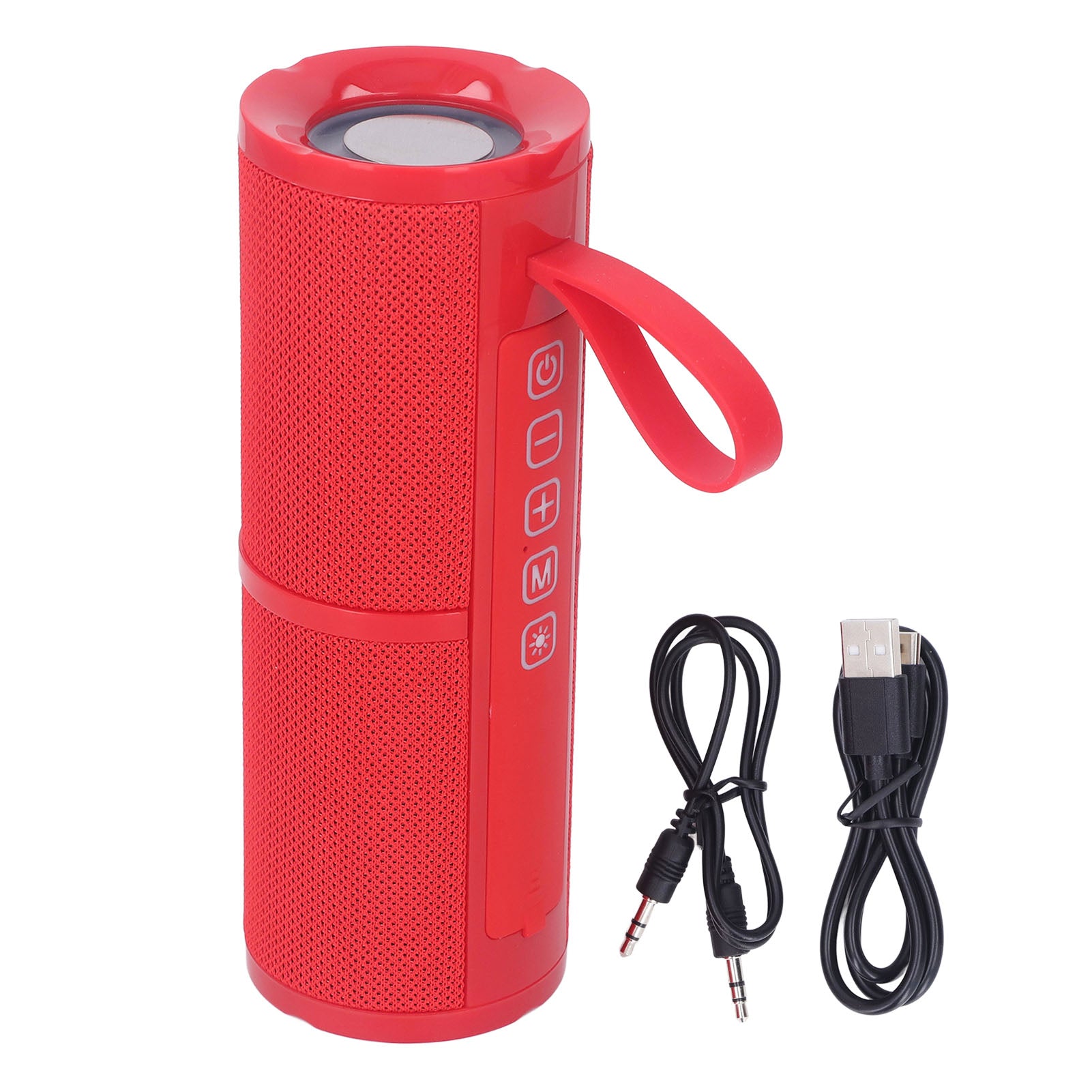 10W Bluetooth Speaker Portable LED Light Dual Speaker Bluetooth Speaker Wireless Outdoor Speaker with Silicone Hanging Strap