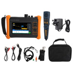 Camera Tester 1610nm Multifunctional Portable OTDR for 8MP AHD TVI CVI UTP Cable 100‑240V UK Plug