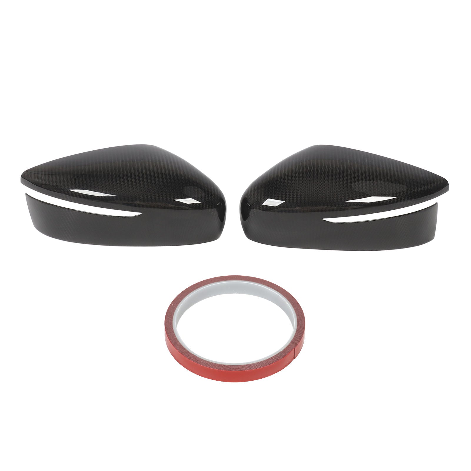 1 Pair Carbon Fiber Rearview Mirror Cover Left Right Car Side Rearview Mirror Caps for Fairlady Z RZ34 400Z