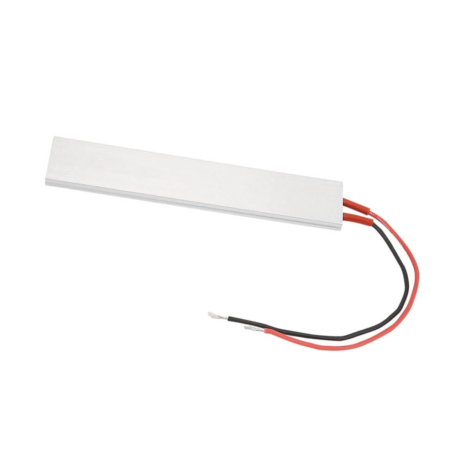 150*28.5mm Aluminum Housing PTC Heating Element Plate Thermostatic Heater(12V/70℃)