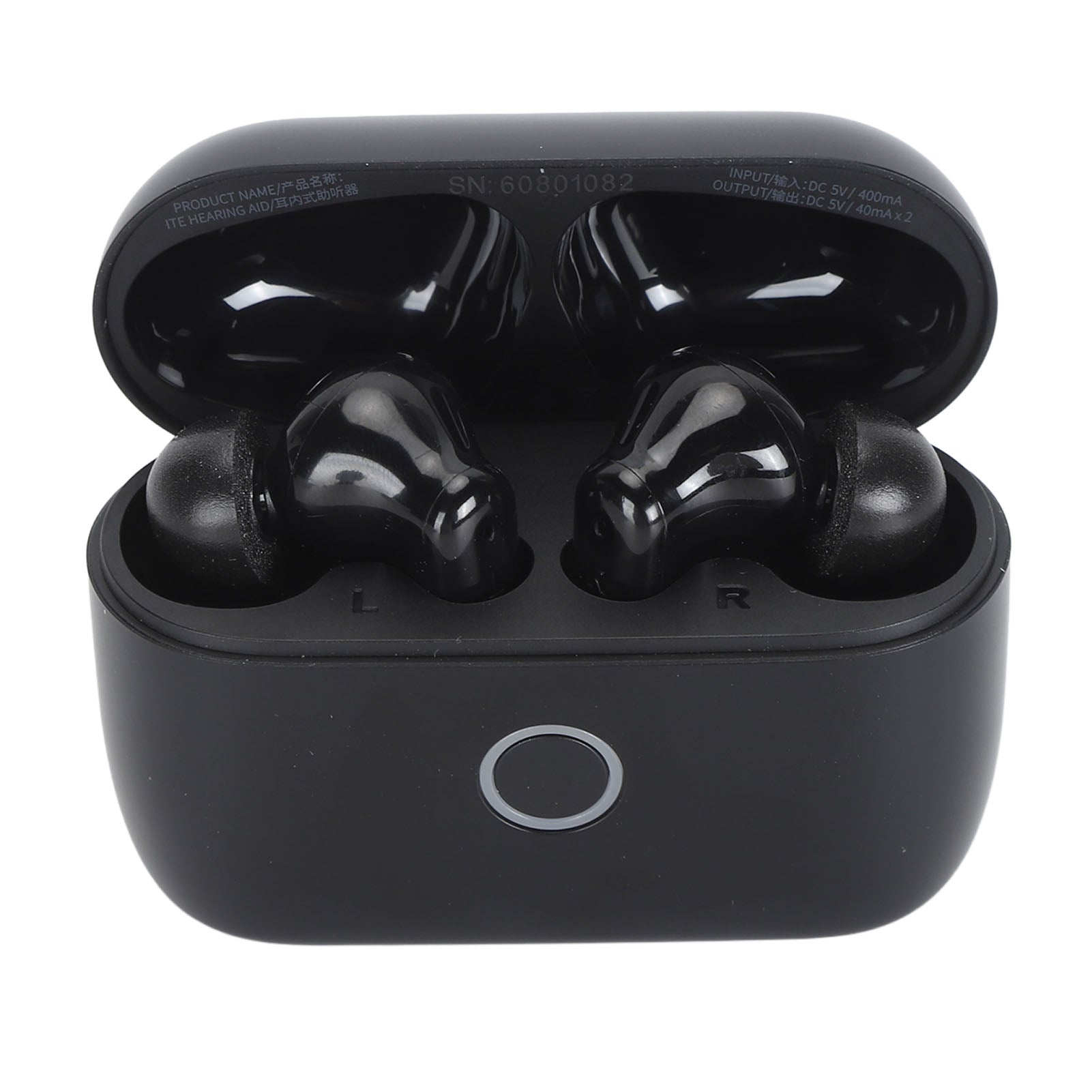 Bluetooth Earbuds Sound Amplifier Rechargeable 2 Use Aid Hearing Tool Headphones Black