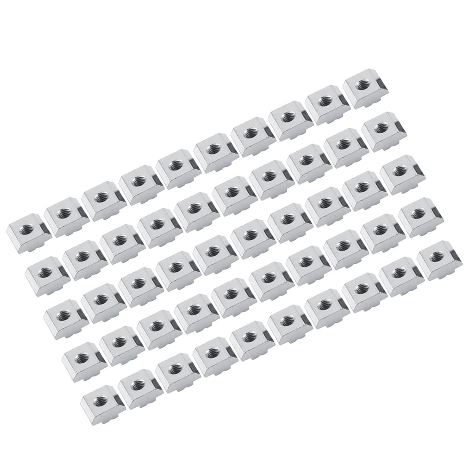 Nickel Coated Carbon Steel Sliding T slot Nut for Aluminum Profile Accessories (EU30 M6)