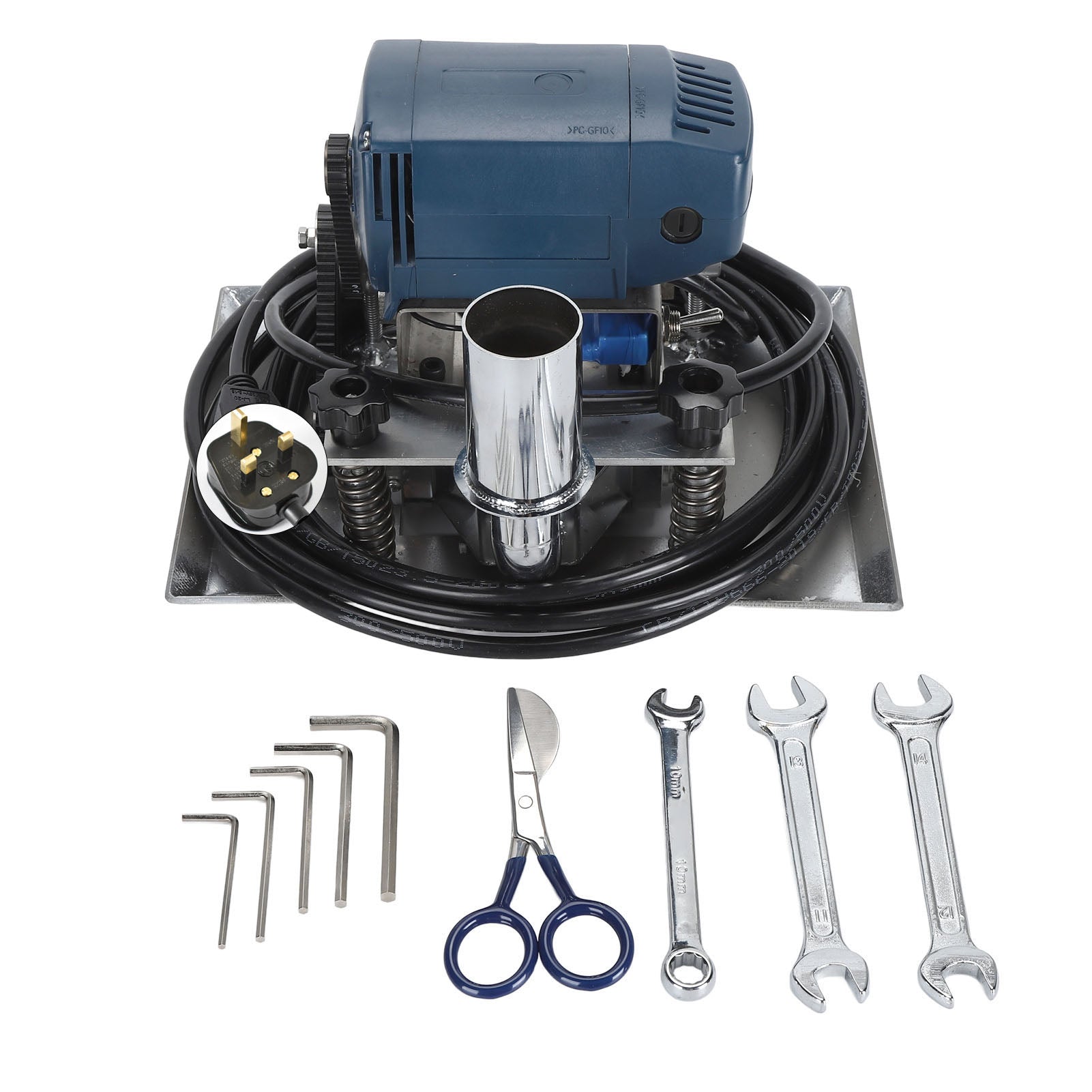 Flat Carpet Shearing Machine Professional Efficient Adjustable Depth Portable Flat Shearing Machine for Carpet Rug 3 Inch UK Plug 220V