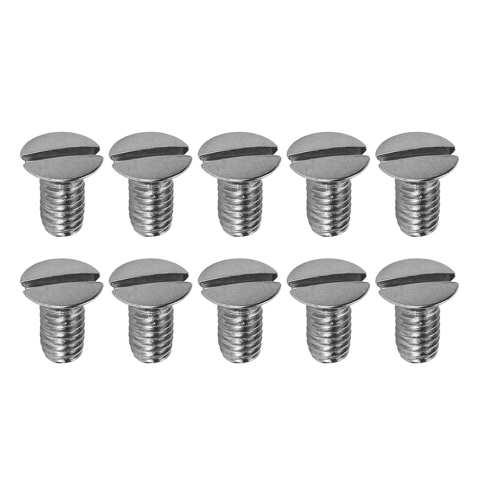 10Pcs Sewing Machine Needle Plate Screw Iron Needle Plate Screw Replacement for 4423 2250 1304 1306 M1500 M2100 M3300 M3330