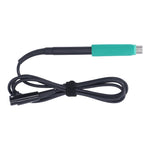 Soldering Handle 6 Pin Interface Ergonomic Soft Heat Resistant Soldering Handle Welding Tool for Soldering Iron Station 24V