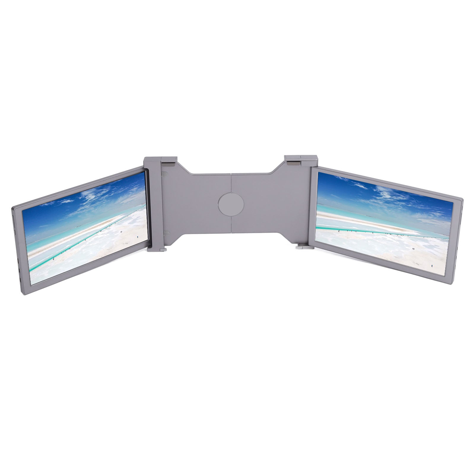 11.6 Inch Laptop Dual Screen Extender FHD 1080P Multifunctional Portable Display for Windows for OS X 13.3in to 14in Laptops Space Gray