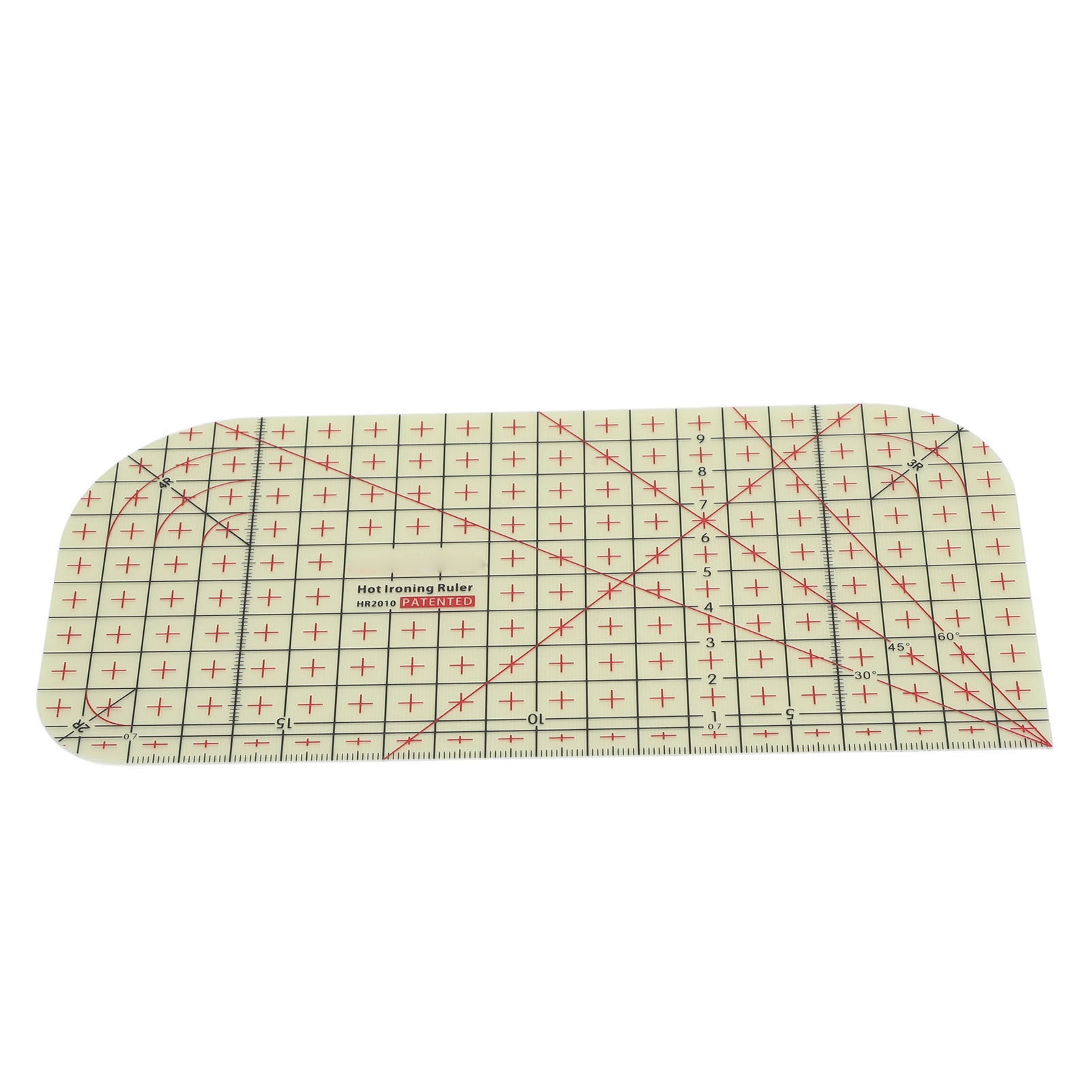 Hot Hem Ruler Professional Heat Resistance Flexible Slip Resistance Sewing Ironing Ruler for Sewing and Quilting HR2010