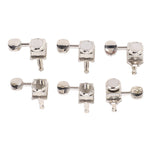 6PCS Guitar Locking Tuners Tuning Pegs Vintage Electric Guitar Machine Heads Tuning Keys Set for Left Handed Acoustic Guitar