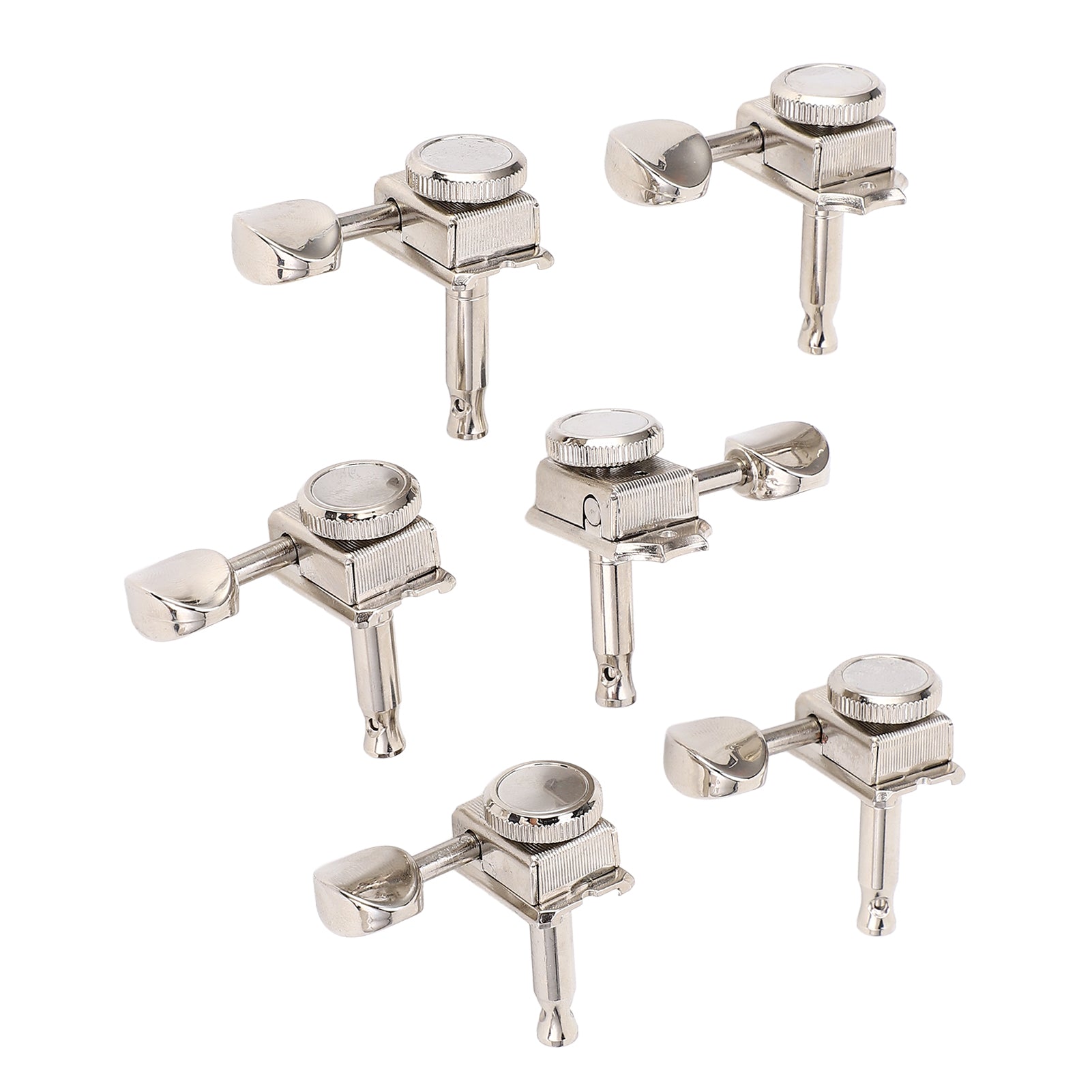 6PCS Guitar Locking Tuners Tuning Pegs Vintage Electric Guitar Machine Heads Tuning Keys Set for Left Handed Acoustic Guitar
