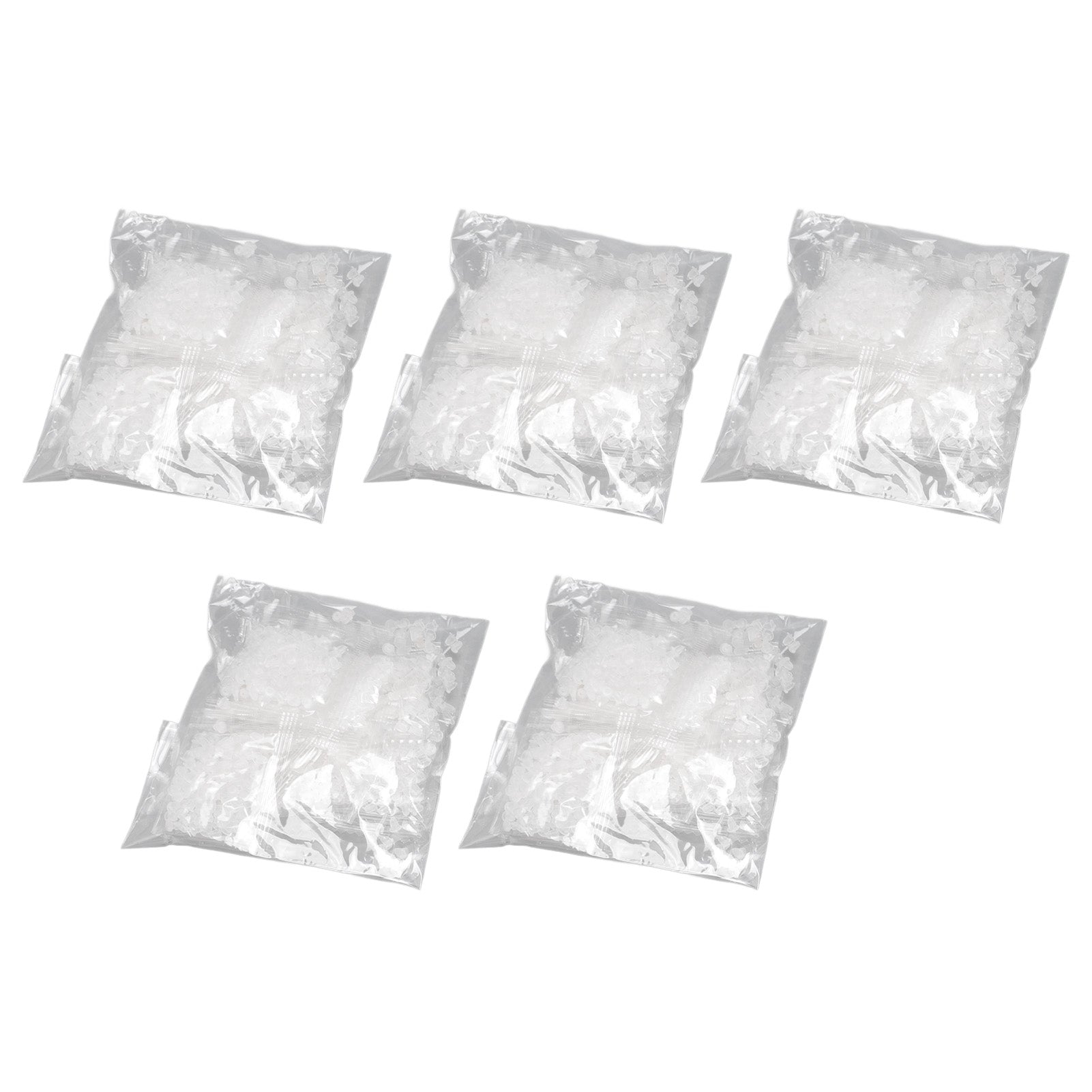 5000pcs Silicone Earring Backs Multipurpose DIY Soft 5x4mm Clear Earring Backing Replacement for Fish Hook Earring Studs Hoops