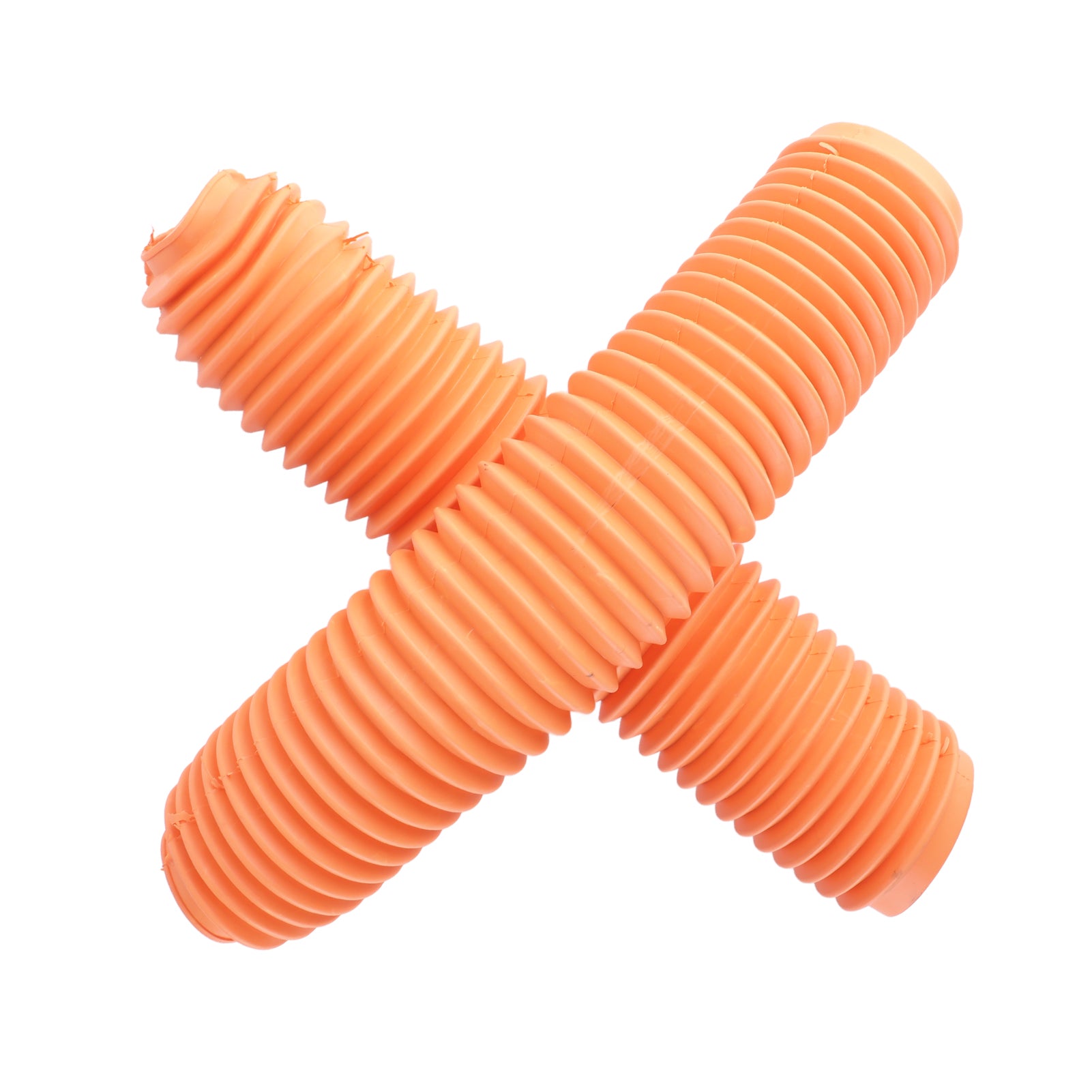 Pair Motorcycle Front Fork Shock Boots Dust Cover Replacement for SUZUKI RM125 DR250 DRZ400 400Yellow