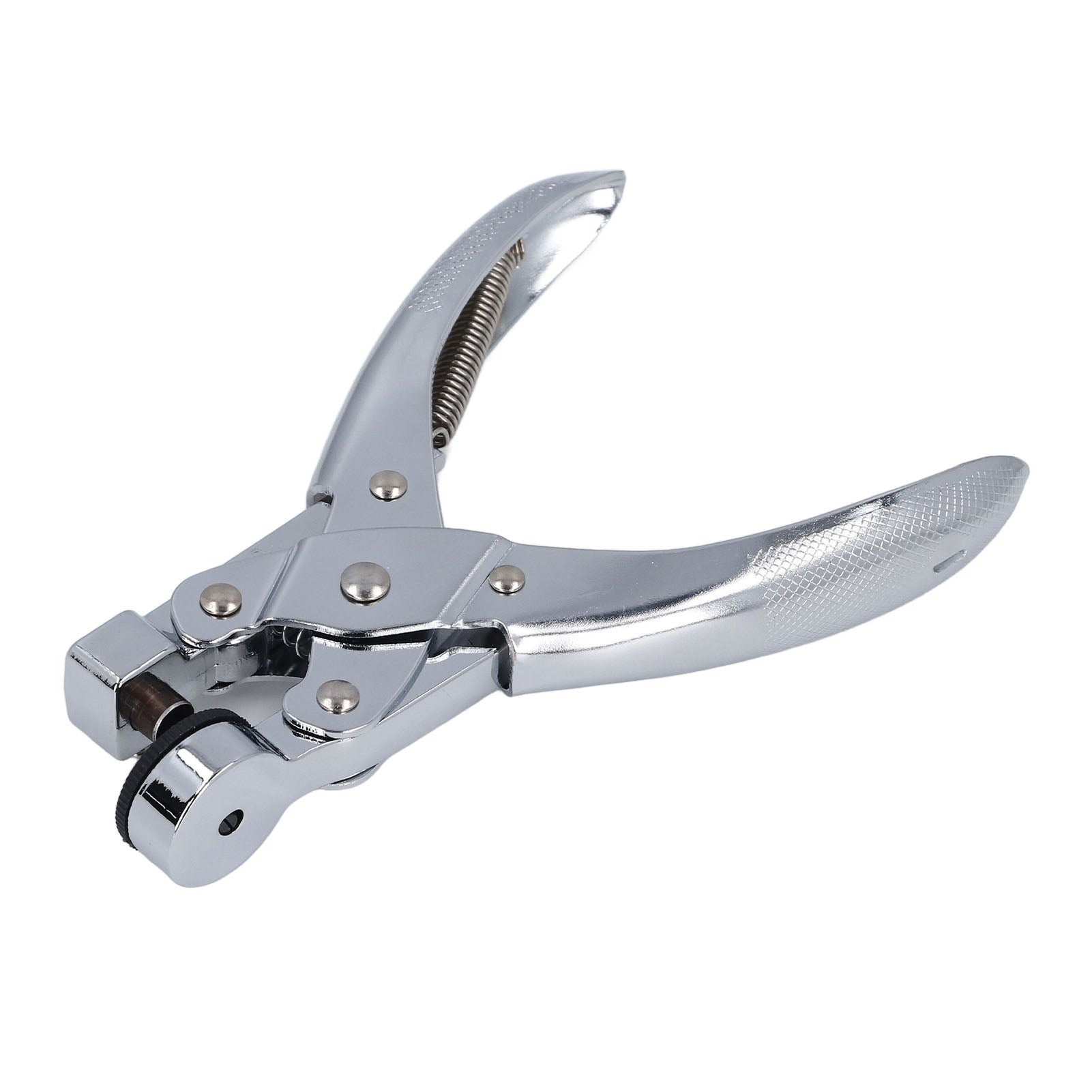 Plastic Bag Hole Puncher Zinc Alloy Handheld Single Round Hole Punch for Thin Film PE OPP PVC Bags 6mm/0.24in