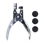 Plastic Bag Hole Puncher Zinc Alloy Handheld Single Round Hole Punch for Thin Film PE OPP PVC Bags 6mm/0.24in