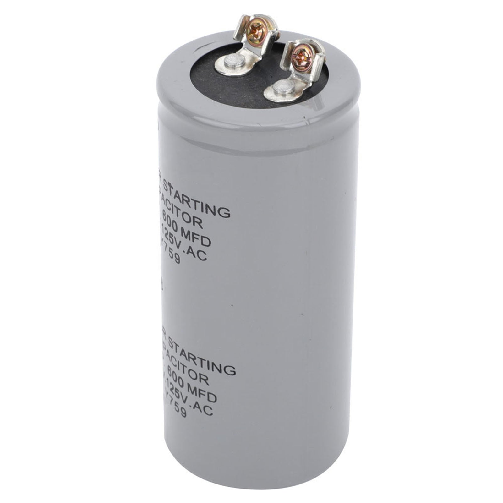 CD60 600MFD 125VAC Motor Starting Running Capacitor 43x102mm
